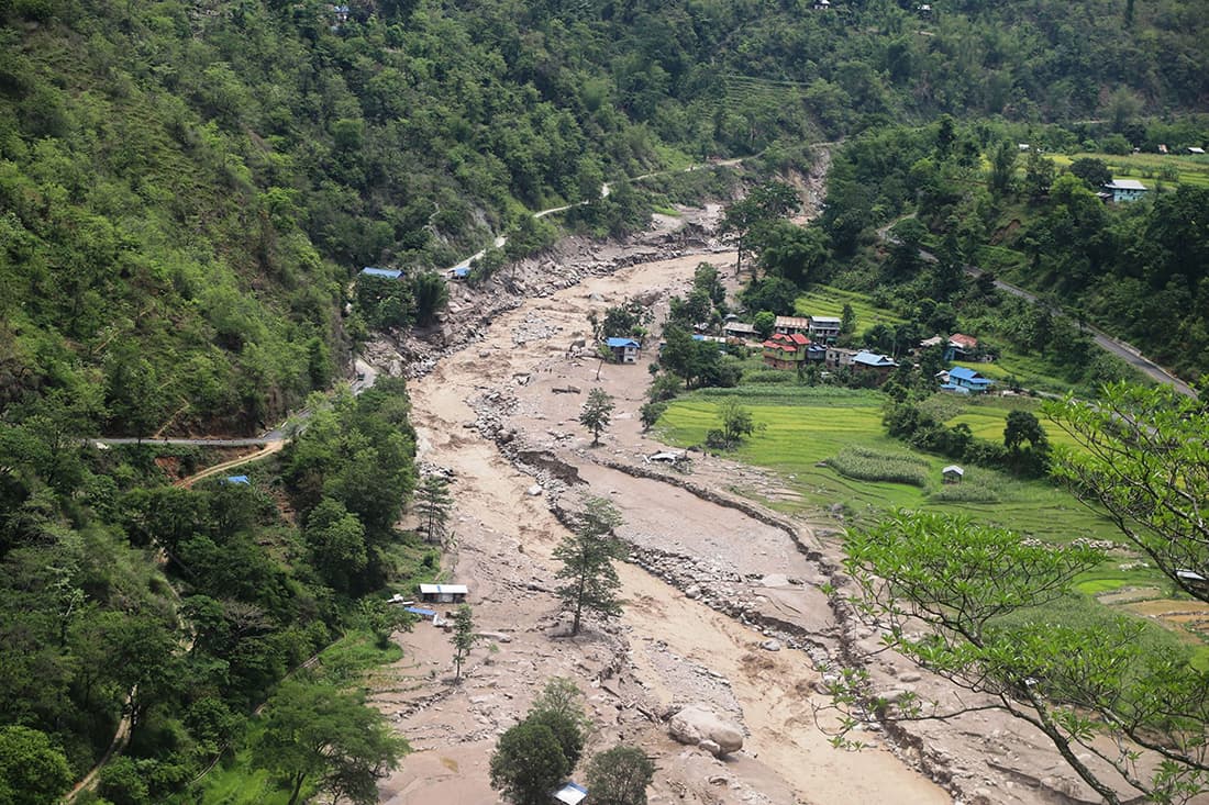 यी जिल्लामा आज आकस्मिक बाढीको जोखिम