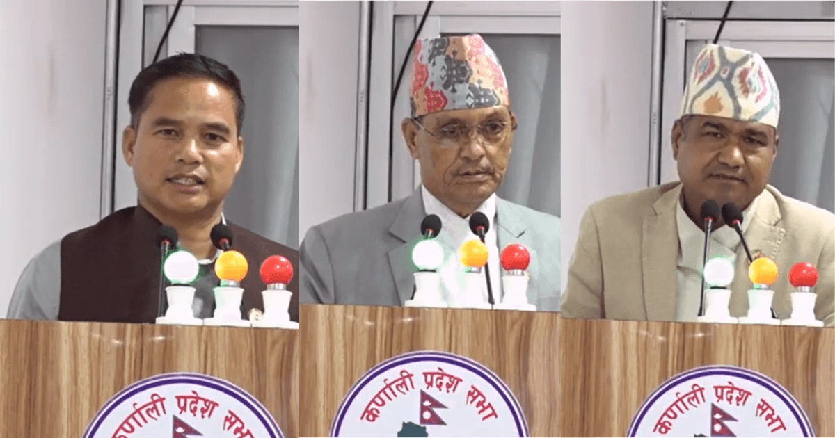 तीन दलका प्रमुख सचेतकको कर्णाली सरकारमाथि यस्ता छन् प्रश्न  ?