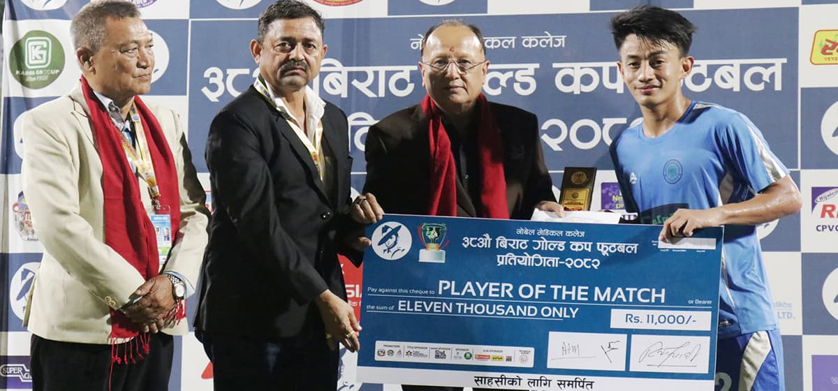 विराट गोल्डकपः पाहुना टोलीलाई हराउँदै घरेलु टोली सम्राट फाइनलमा