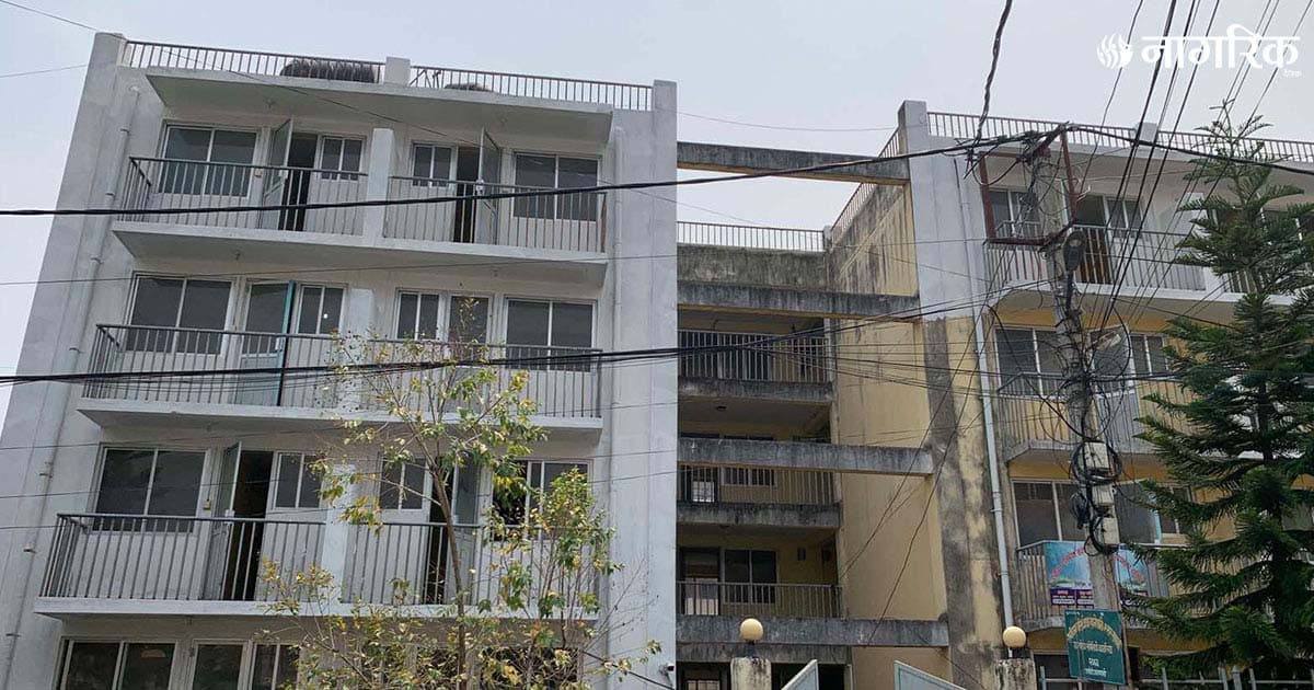 सुकुम्बासीका लागि रङ्गरोगनसहित चिटिक्क बन्दै नागार्जुन अपार्टमेन्ट