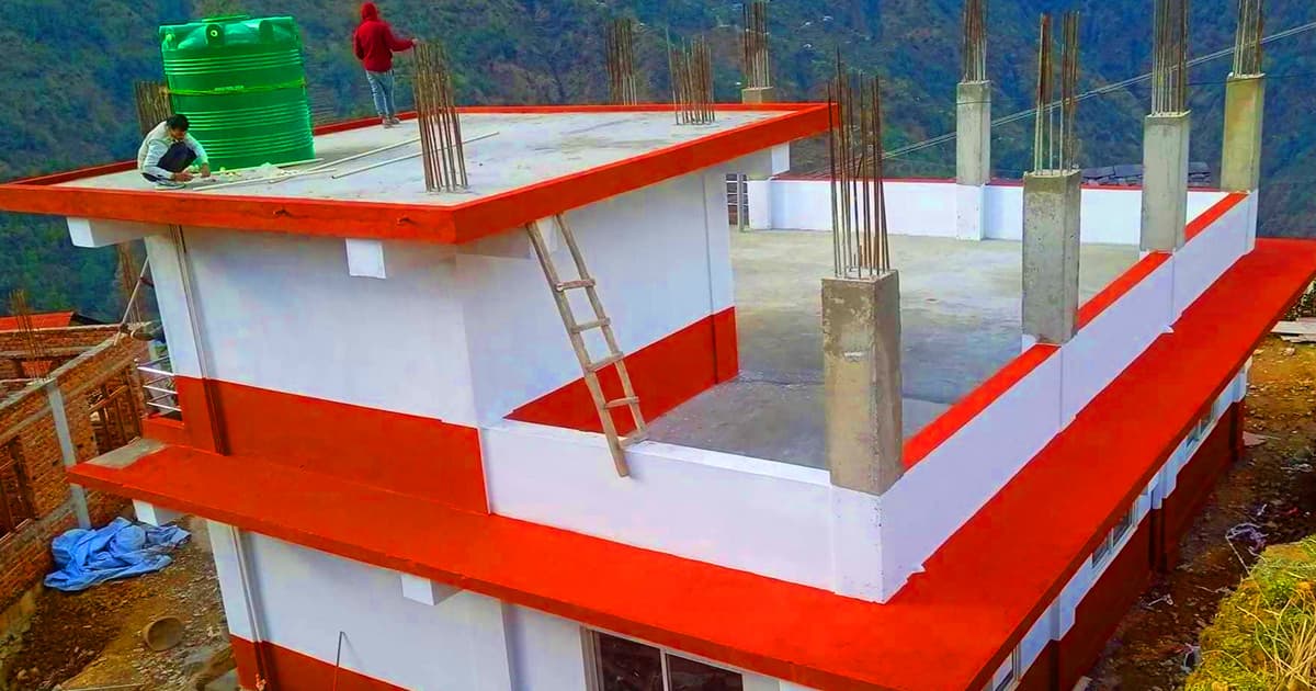 यस्तो बन्यो एक करोडमा वडा कार्यालयको भवन