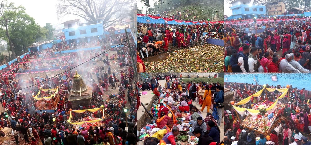 मातातीर्थमा भक्तजनको घुइँचो (तस्बिरहरू)