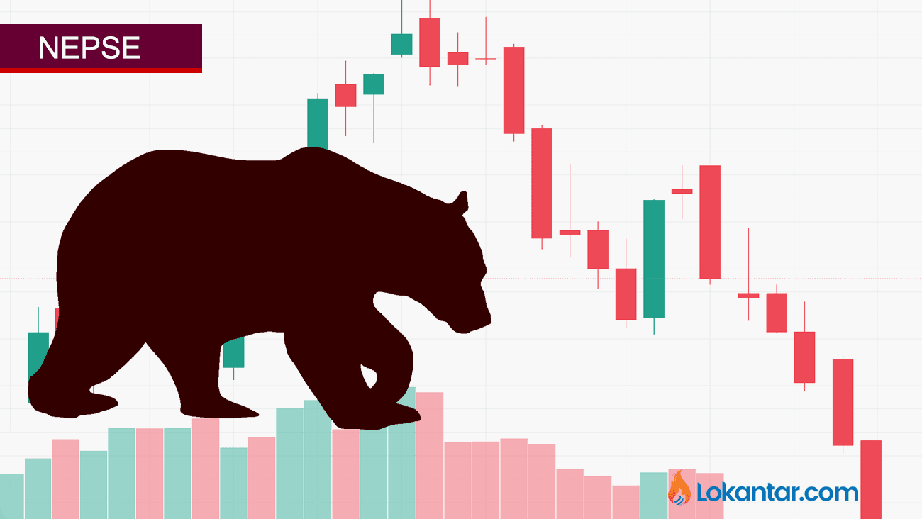 २६ अङ्कले घट्यो नेप्से, साढे ६ अर्बको कारोबार