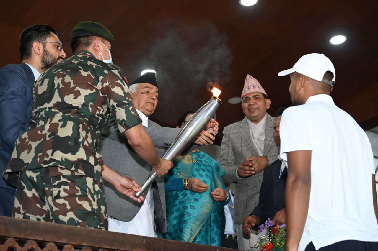 खेलकुदका माध्यमबाट अन्तरराष्ट्रिय सम्बन्ध विस्तारमा महत्त्वपूर्ण योगदान पुग्छ : राष्ट्रपति