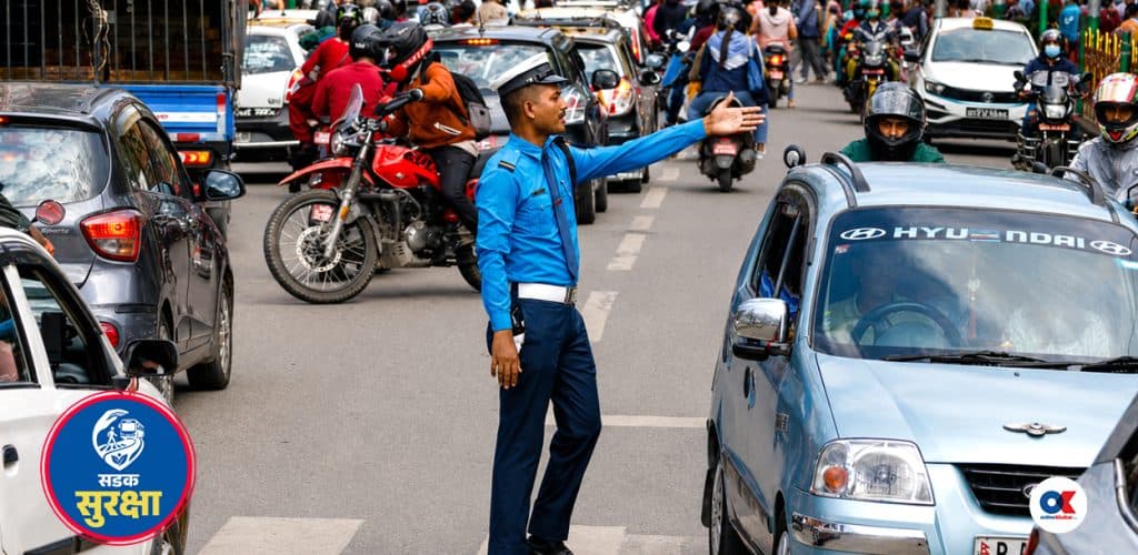 अत्यधिक चापमा ट्राफिक प्रहरी, एक ट्राफिकको भागमा १४०० सवारी