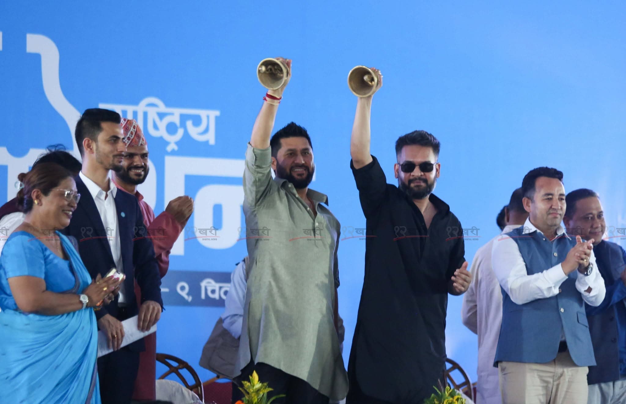 रास्वपा महाधिवेशनका दृश्य : सवाल–जवाफमा उत्रिए नेता