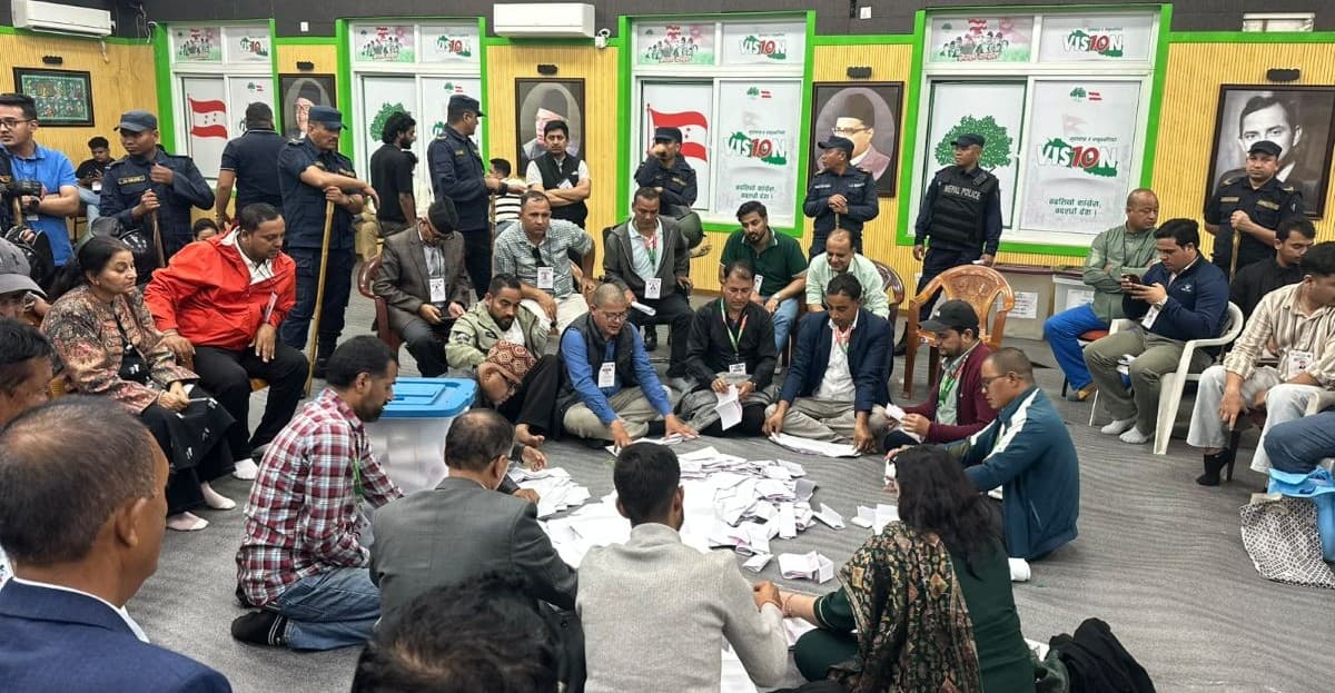 सहमहामन्त्री खसआर्यतर्फ १३१० मतगणना