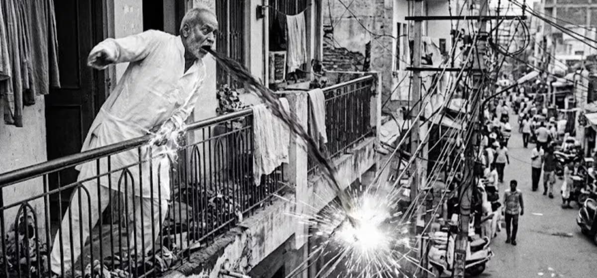 गुट्खा थुक्ने क्रममा करेन्ट लागेर ६५ वर्षीय पुरुषको मृ`त्यु
