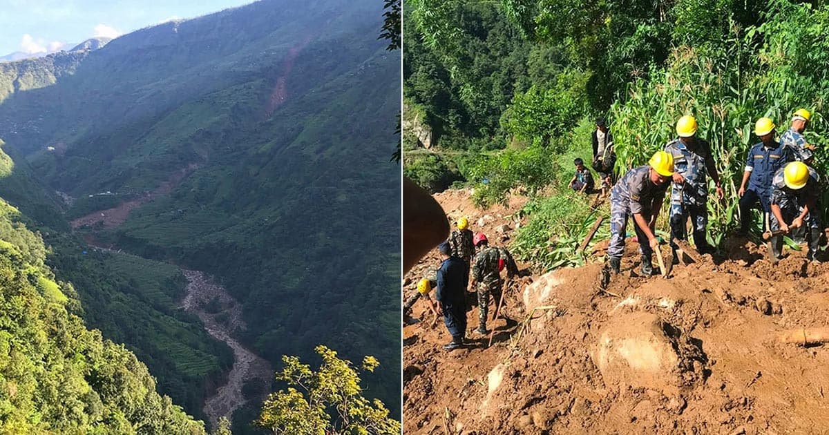 रोल्पाका पहिरो प्रभावितलाई तत्काल राहत उपलब्ध गराउने सरकारको घोषणा