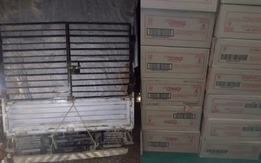 सिरहाबाट १९ लाखभन्दा बढी मूल्यका सामानसहित ट्रक नियन्त्रणमा