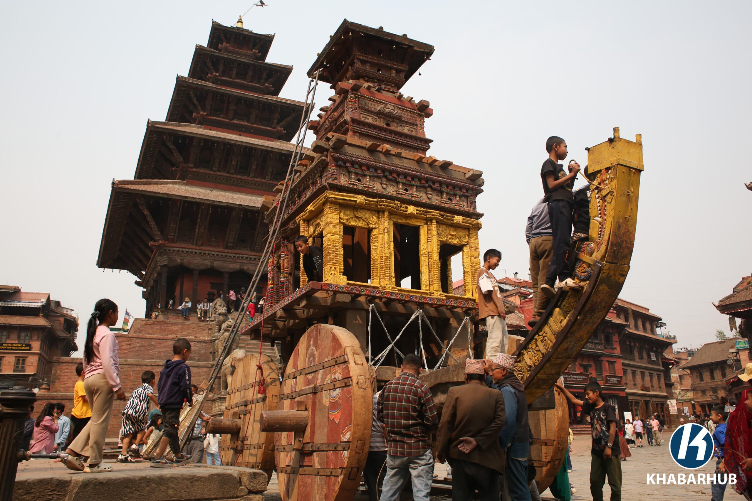 बिस्केट जात्रामा सिसी क्यामरा र ड्रोनबाट निगरानी