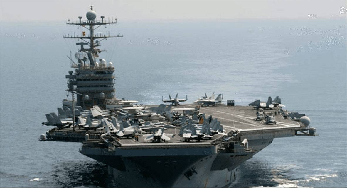 अब्राहम लिंकनको विमानवाहक युद्धपोत माथि आक्रमण गर्ने तेहरानको चेतावनी