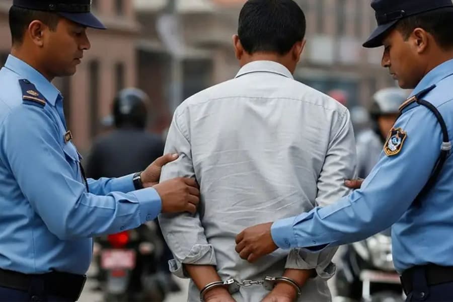 काठमाडौँको काँडाघारीमा गोली चल्यो, लुटेरा आर्यन माझी पक्राउ