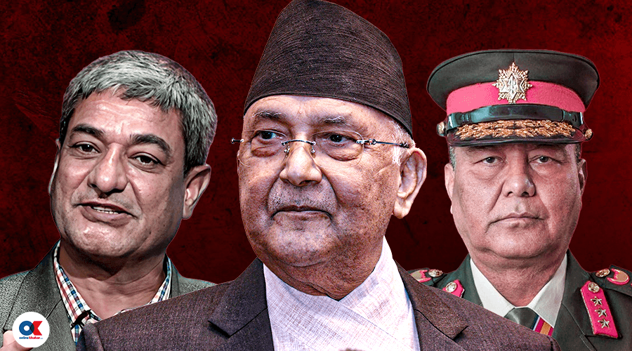 ओली, लेखकसहित प्रधानसेनापति सिग्देल पनि जेनजी आन्दोलनका दोषी