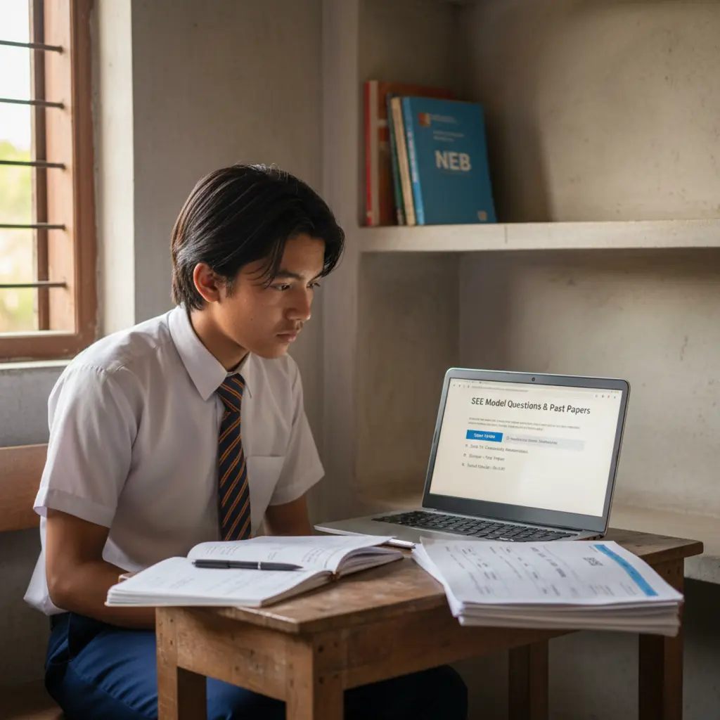 SEE नमूना प्रश्नपत्र र विगत वर्षका प्रश्नपत्रहरू